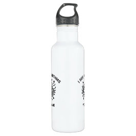 Personalized Tech Water Bottle with Custom Text Waterfles
