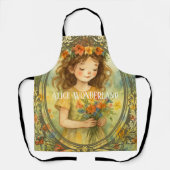 Personalized template retro painting artwork Alice Schort (Voorkant)