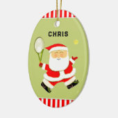 personalized tennis gift keramisch ornament (Links)