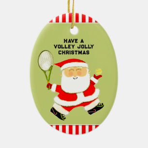 personalized tennis gift keramisch ornament