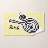 Personalized tennis sports hand towel for players handdoek (Handdoek)