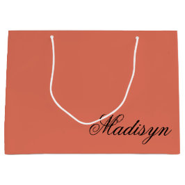 Personalized Terracotta Gift Bag for Special Event Groot Cadeauzakje