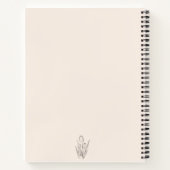 Personalized Text Journal, Name & Message Notebook Notitieboek (Achterkant)