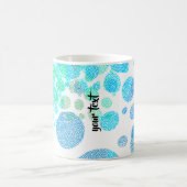 Personalized Textured Polka Dot Koffiemok (Center)