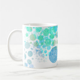 Personalized Textured Polka Dot Koffiemok