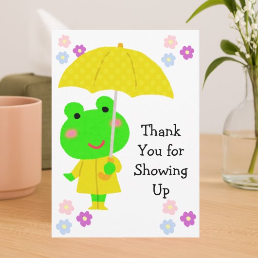 Personalized Thank You Card Mental Health Clients Bedankkaart