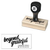 Personalized Thank You Stamp | Add Your Store Name Rubberstempel (Gestempeld)