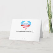 Personalized Thanksgiving - Greeting Card Feestdagen Kaart (Achterkant)