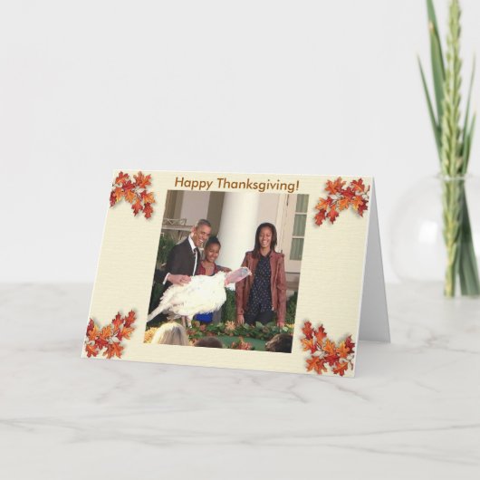 Personalized Thanksgiving - Greeting Card Feestdagen Kaart (Voorkant)