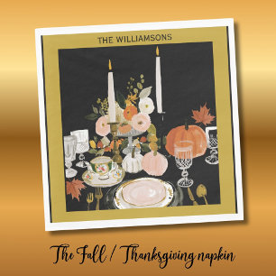 PERSONALIZED THANKSGIVING HERFSTVAL  SERVET