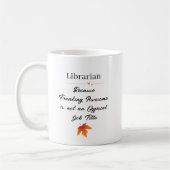 Personalized Thanksgiving Librarian Gift Koffiemok (Links)