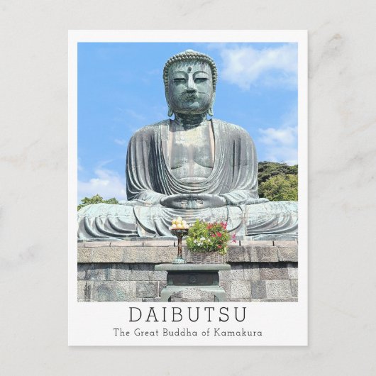 Personalized The Great Buddha of Kamakura Briefkaart (Voorkant)