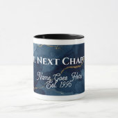 Personalized "The Next Chapter"  Retirement Mug Mok (Midden)