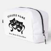 Personalized Theater Acting Class Logo Or Name Toilettasje (Rechterhoek)