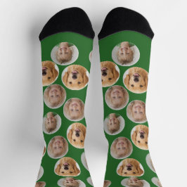 Personalized Three-Photo Face Socks | Custom Gift Sokken