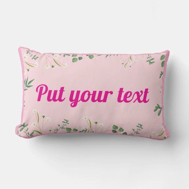 Personalized Throw Pillow for Home and Bedroom Kussen (Voorkant)