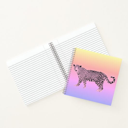 Personalized Tiger Notebook - Yellow Notitieboek (Binnen)