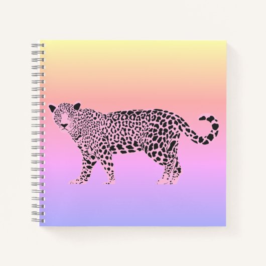 Personalized Tiger Notebook - Yellow Notitieboek (Voorkant)