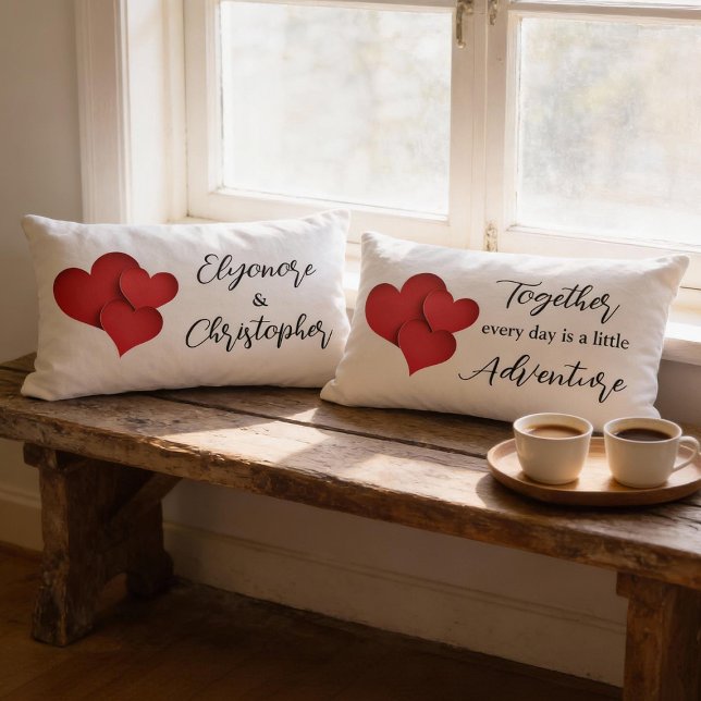 Personalized Together Every Day Adventure Quote  Kussen (Creator heeft geüpload)