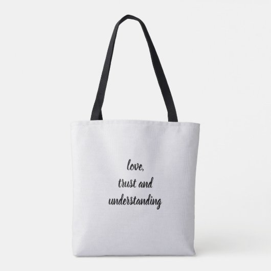 Personalized Tote Tote Bag (Achterkant)