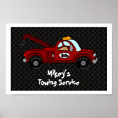 Personalized Towtruck Poster (Voorkant)