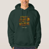 Personalized Trader Hoodie I Win More Bitcoin (Voorkant)
