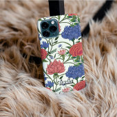Personalized Trailing Indian Floral Phone Case iPhone Hoesje