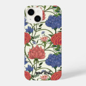 Personalized Trailing Indian Floral Phone Case iPhone Hoesje (Achterkant)