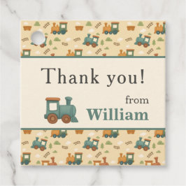 Personalized Train Birthday Thank You Bedankjes Labels