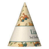 Personalized Train Kid Birthday  Feesthoedjes (Links)