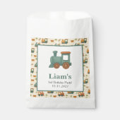 Personalized Train Kids Birthday Party  Bedankzakje (Voorkant)