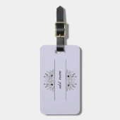 “Personalized Travel Luggage Tag” Bagagelabel (Voorkant verticaal)