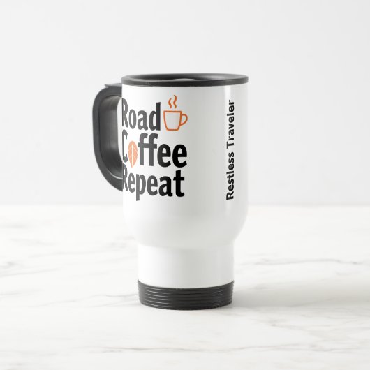 Personalized Travel Mug Reisbeker (Voorkant links)