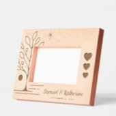 Personalized Tree of Life Wood Anniversary Gegraveerde Lijstjes (Links)