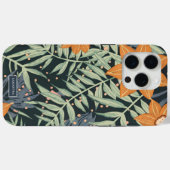 Personalized Tropical Floral Leaves  Case-Mate iPhone Case (Achterkant (horizontaal))