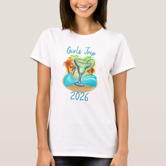 Personalized Tropical Island T-shirt (Voorkant)