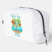 Personalized Tropical Island Toiletry Bag Toilettasje (Rechterhoek)