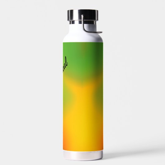 Personalized Tropical Melon Green Waterfles (Links)