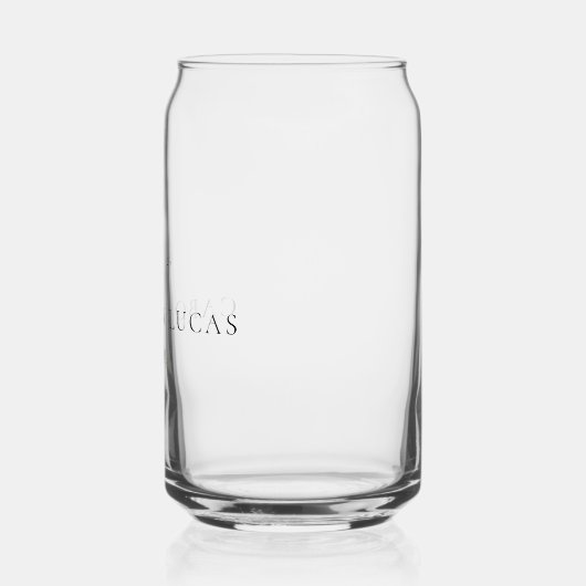 Personalized Tropical Wedding Destination Weekend Blikvorm Glas (Rechts)