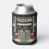 Personalized Trucking 18 Wheeler BIG RIG Trucker Blikjeskoeler (Blikje Voorkant)