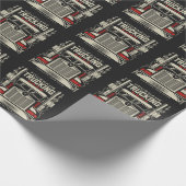 Personalized Trucking 18 Wheeler BIG RIG Trucker Cadeaupapier (Hoek)