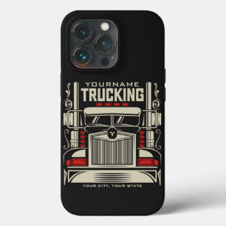 Personalized Trucking 18 Wheeler BIG RIG Trucker Case-Mate iPhone Case