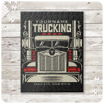 Personalized Trucking 18 Wheeler BIG RIG Trucker Legpuzzel<br><div class="desc">Speciaal ontwerp van het bedrijf voor vrachtwagentruckers op wielrenners - Aangepast met jouw naam en aangepaste tekst!</div>