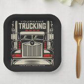 Personalized Trucking 18 Wheeler BIG RIG Trucker Papieren Bordje