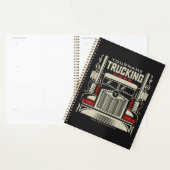 Personalized Trucking 18 Wheeler BIG RIG Trucker Planner (Display)