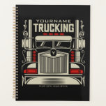 Personalized Trucking 18 Wheeler BIG RIG Trucker Planner<br><div class="desc">Speciaal ontwerp van het bedrijf voor vrachtwagentruckers op wielrenners - Aangepast met jouw naam en aangepaste tekst!</div>