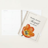 Personalized Tulip Planner Aesthetic Weekly Floral (Display)