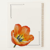 Personalized Tulip Planner Aesthetic Weekly Floral (Achterkant)