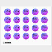 PERSONALIZED TURNSTOKJE STICKERS (Vel)