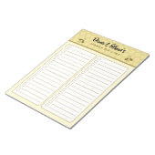 Personalized Two Column Honey Do List Notepad Notitieblok (Schuin)